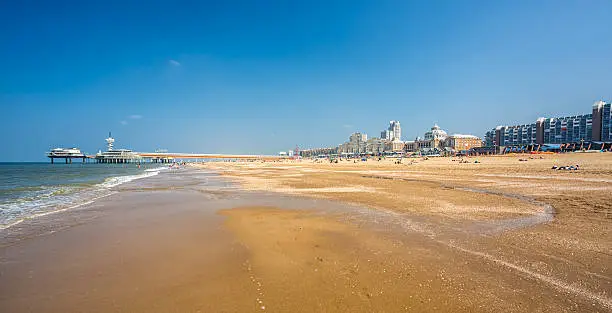 Beach of Scheveningen, close to The Hague / Netherlands