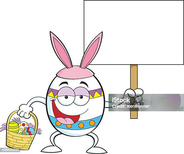 Ilustración de Huevo De Dibujos Animados Con Orejas De Conejo Y Sosteniendo Un Cartel y más Vectores Libres de Derechos de Celebración - Ocasión especial - iStock Ilustración de Huevo De Dibujos Animados Con Orejas De Conejo Y Sosteniendo Un Cartel y más Vectores Libres de Derechos de Celebración - Ocasión especial - iStock