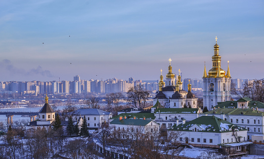 Vista panorámica del monasterio de Kiev Pechersk Lavra photo