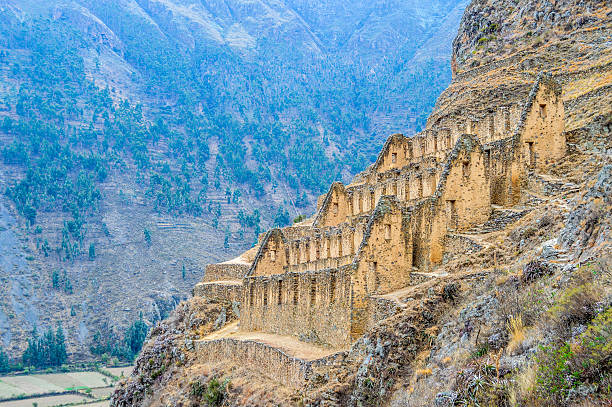 istock Inca Ruins in Peru - Ollantaytambo Fortress 618553516