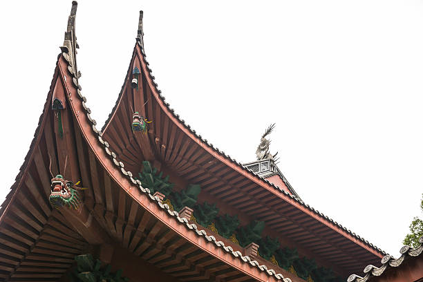 part of chinese temple in Hangzhou Lingyin temple,China