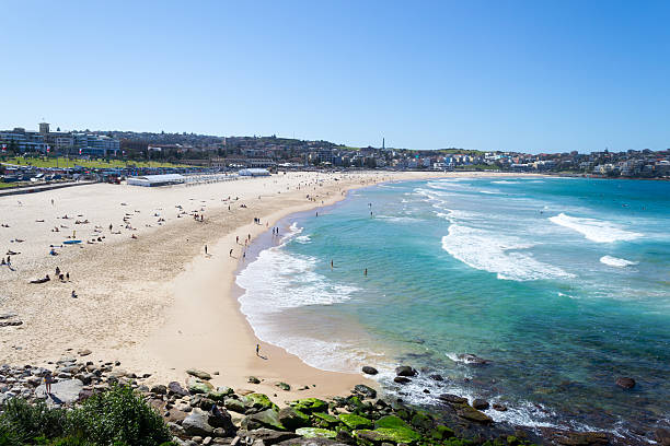 istock Famous Bondai beach in Sydney 618554722