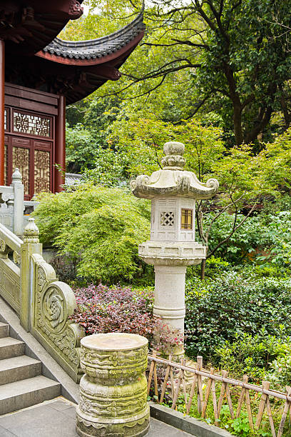 part of chinese temple in Hangzhou Lingyin temple,China