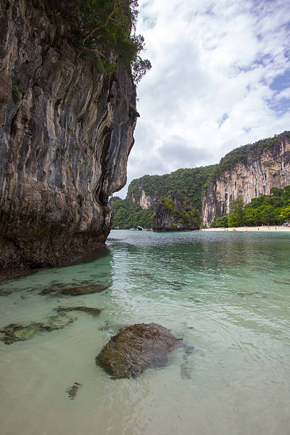 istock Limestone cliffs,white sand and clear water at Hong Islands 618609256