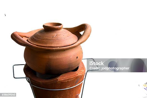 Earthenware Clay Pot Isolated on White Stock Photo - Image of crock,  ceramics: 219252010