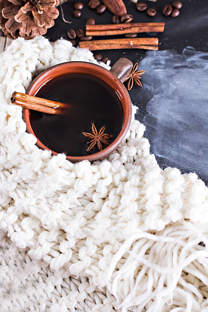 Coffee, Christmas still life.