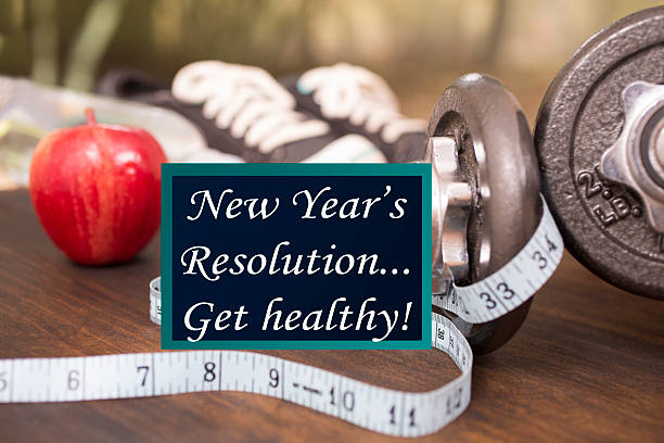 istock New Year's Resolution to get healthy. 618615512