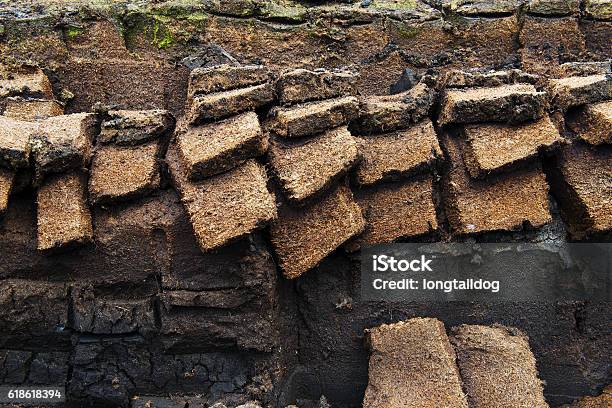 Peat Excavation Stock Photo - Download Image Now - Peat, Scotland, Turf