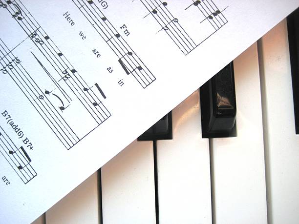 istock piano sheets and the piano 618620494