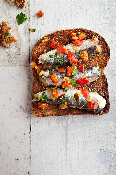 sardine, Sandwich,food