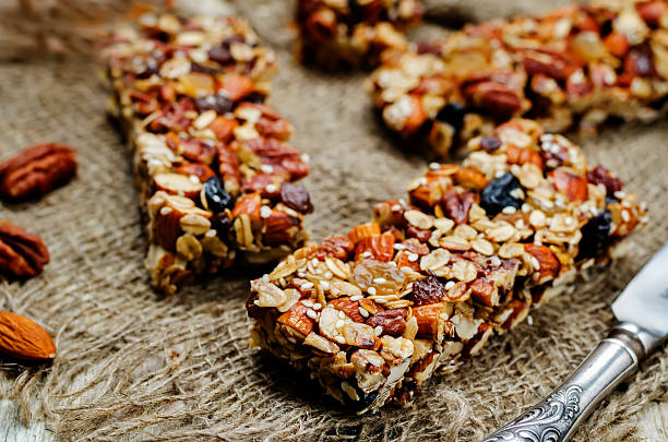istock Pecan Raisin Almond Granola Bars 618623092