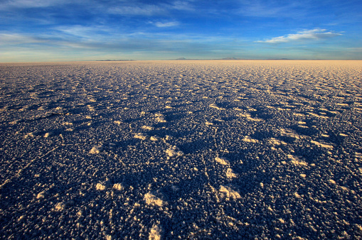 Salar de Uyuni, salt lake, is largest salt flat in the world, altiplano, Bolivia, South America