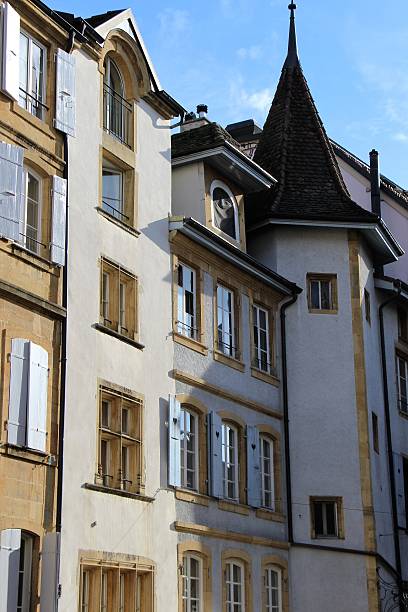 istock switzerland - neuchatel, old town 618626922