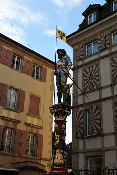 istock switzerland - neuchatel, old town 618627078