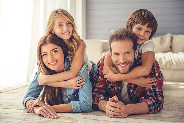 istock Happy family together 618627088