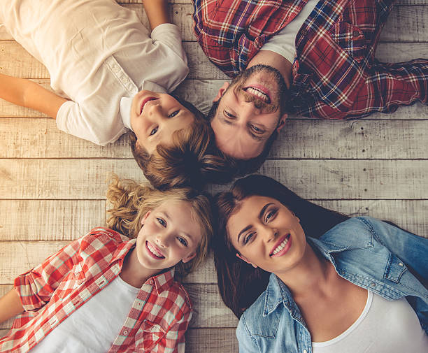 istock Happy family together 618627390