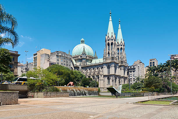 istock Se Cathedral in Sao Paulo city 618628670