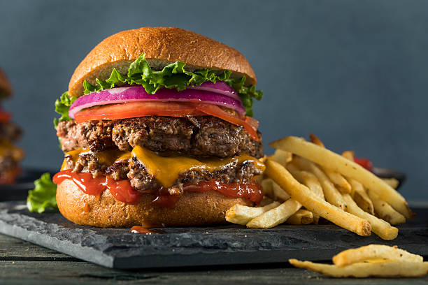 istock Homemade Cheese Burger 618630580