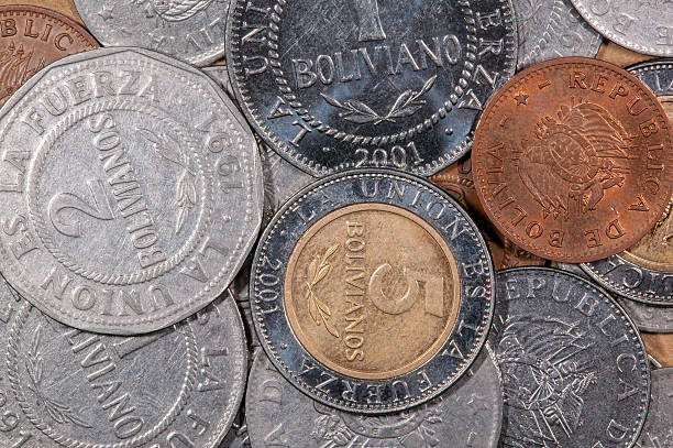 istock Lot of differente colored world coins 618631096