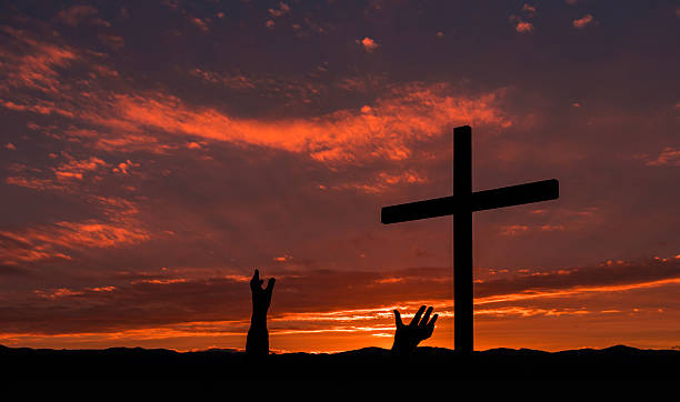 istock Pair of Salvation Hands 618631756