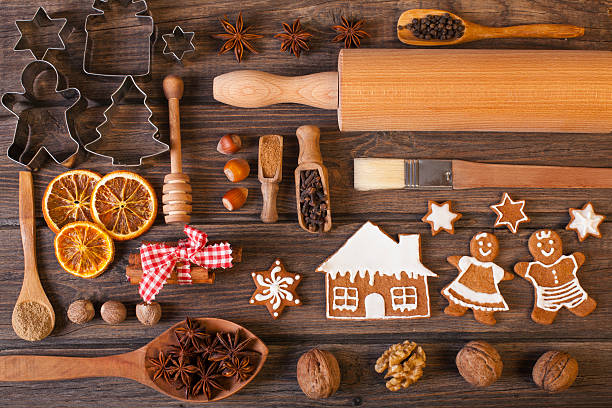 istock Christmas homemade gingerbread cookies 618632662