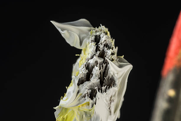istock oil colors on paintbrushes 618634540