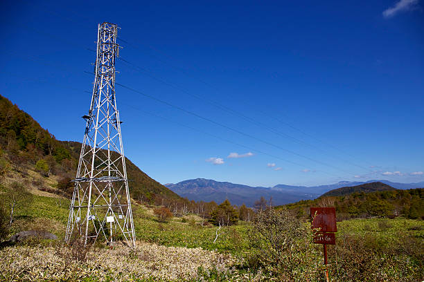 istock Tansmission tower in highland 618636838