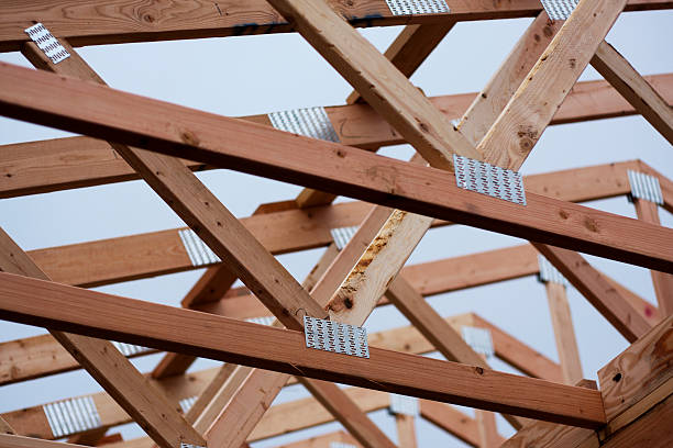istock New Construction - Roof Joists 618639462