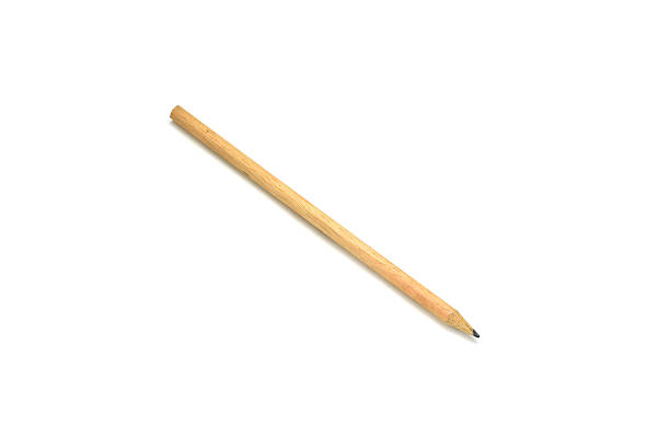 istock Isolated wooden pencil on white background 618640130