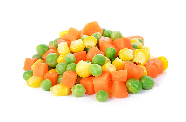 istock Mix of vegetable containing carrots, peas, and corn 618644590