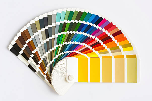istock Color Palette Guide Isolated on White Background. Sample Colors Catalogue. 618648452