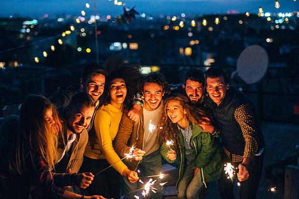istock Celebratng on the roof 618650082