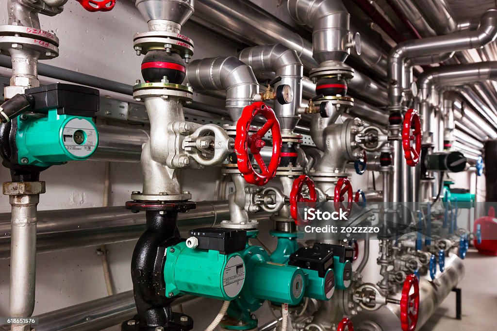 Heating System In Control Heating System Control Equipment Stock Photo - Download Image Now ...