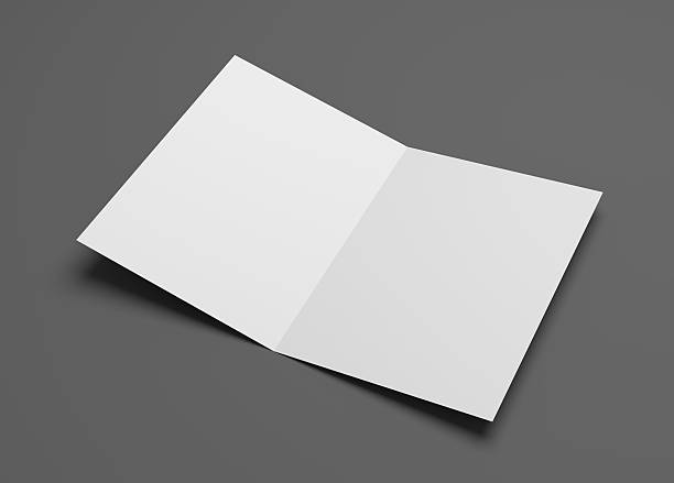 istock Open 3d illustration greeting card isolated on gray. 618724016