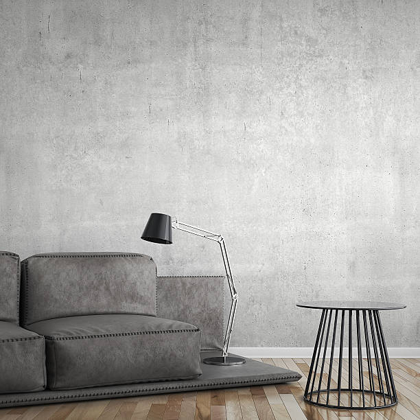 istock Living room with sofa and decoration 618726252