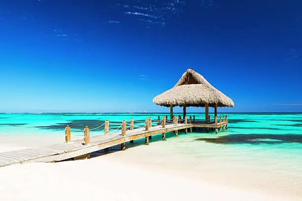 Photo of Beautiful tropical white sandy beach