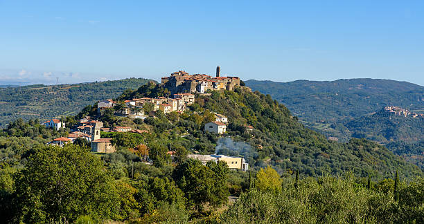 istock village on the hill 618731510