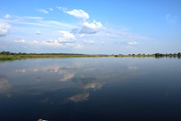 istock Okavango river in the morning, Caprivi Strip Namibia Africa 618732190