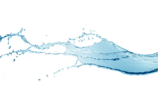 istock Water,water splash isolated on white background 618735296