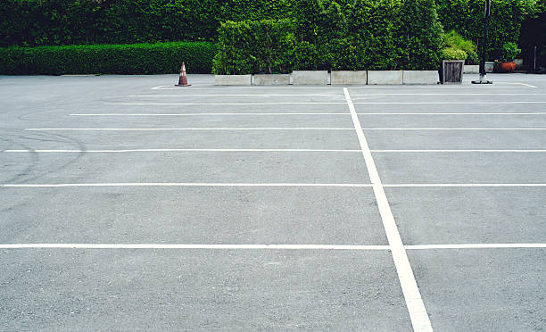 istock Space in a Parking Lot  background photo 618738114