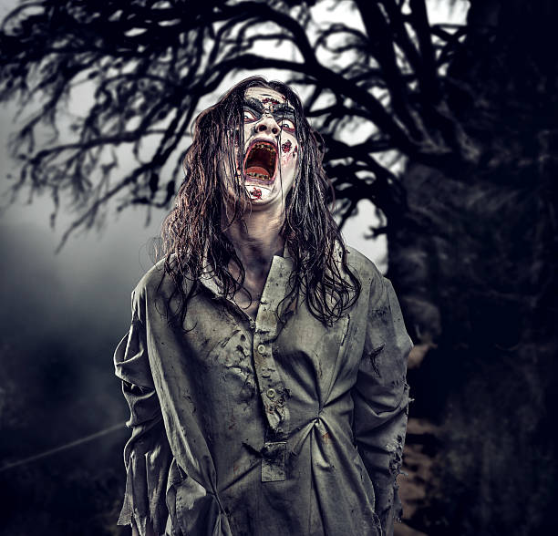istock Scary zombie. Halloween. 618738692