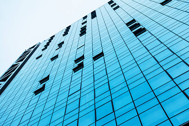 istock Modern glass building skyscrapers 618739796