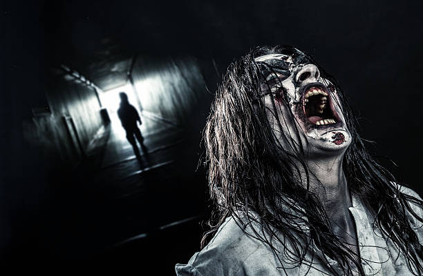istock The shouting female zombie 618744316