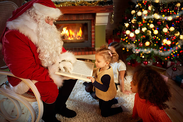 istock Santa Claus reads a fairy tale 618744842