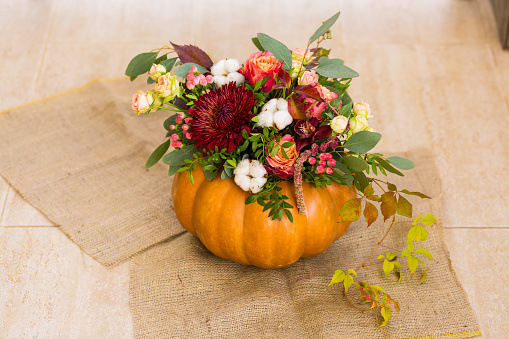 Preciosa decoración de otoño photo