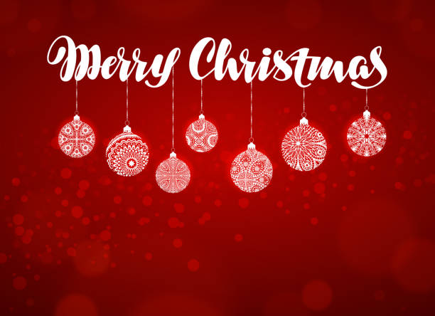 istock Merry Christmas banner. Xmas decoration vector illustration 618747304