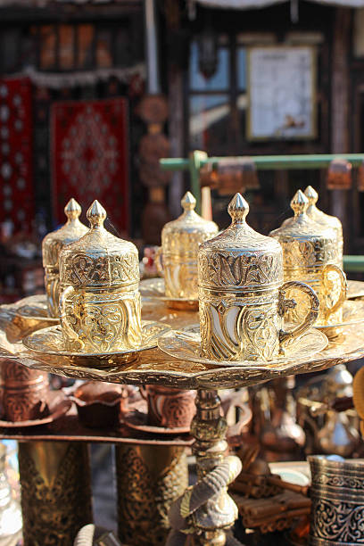 istock Traditional handcrafted souvenir shops in Sarajevo 618747554