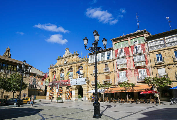 Center of Haro in La Rioja, Spain stock photo