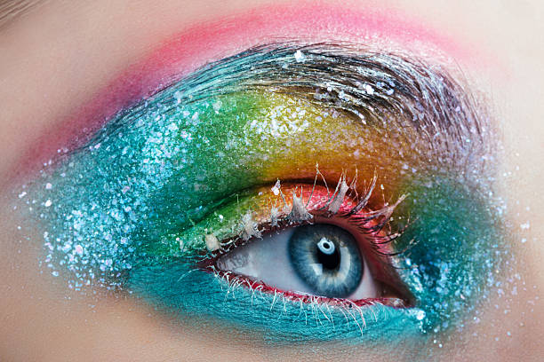 istock Close-up studio shot of woman eye 618752834