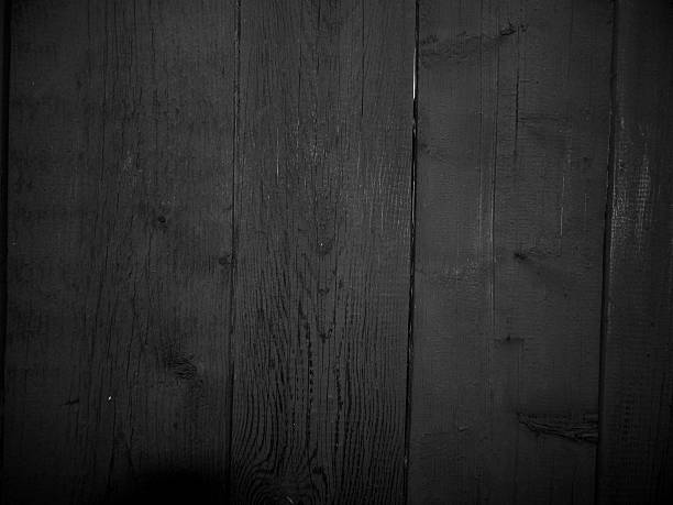 istock Texture of old plank wooden fence 618753528